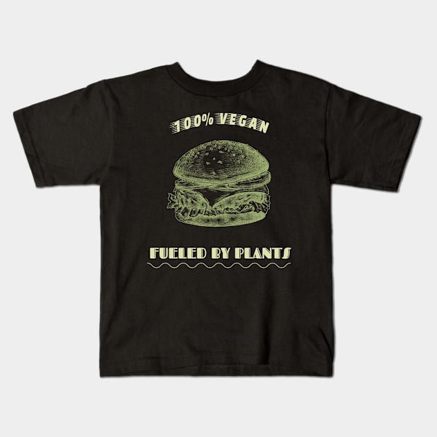 100% Vegan Kids T-Shirt by GOT A FEELING